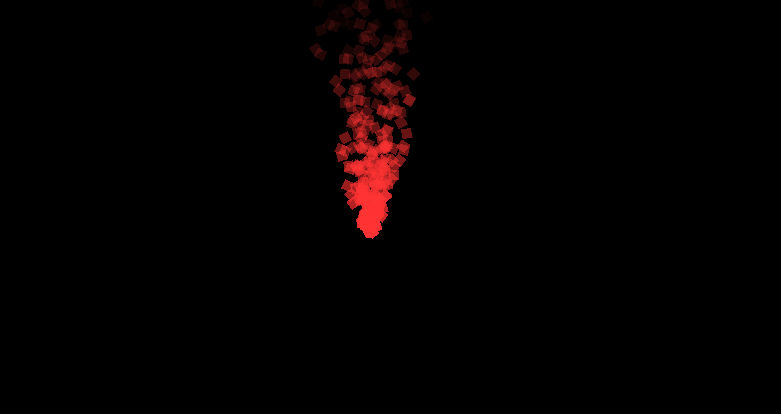 Fire effect following mouse cursor
